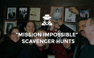 mission impossible scavenger hunts program