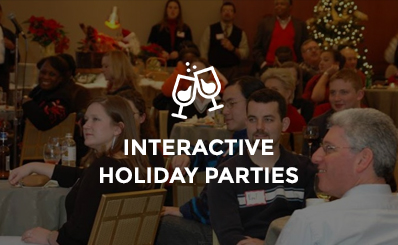 holiday party interactive reception