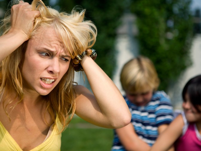 Stressed Mom