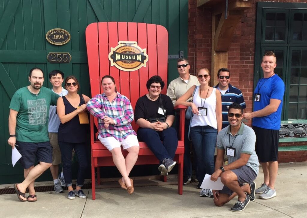 group tour of museum