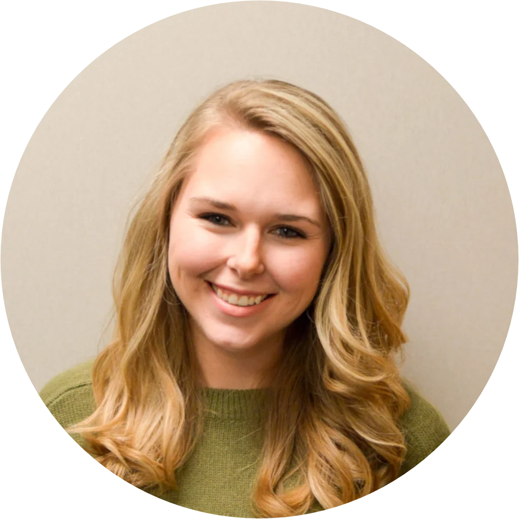 Woman with long, wavy blonde hair.